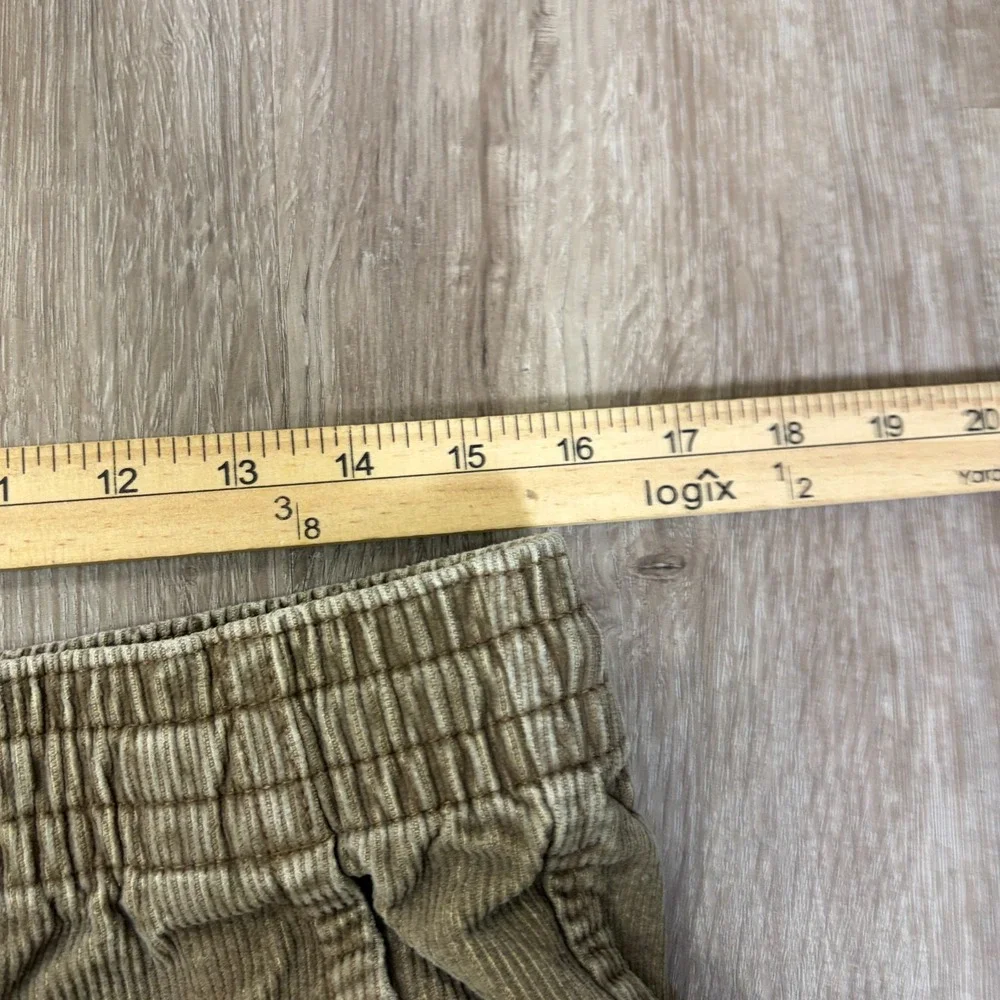 Aeropostale Cargo Corduroy Jogger Pants Womens Medium 100% Cotton Brown